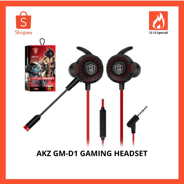 AKZ GMD1 Gaming Headset Noise Cancelling Bass Surround Gaming