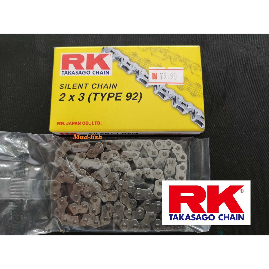 RK SILENT CHAIN 94LE FOR YAMAHA NouvoLC, MODENAS Elegan, SUZUKI VS125 ...