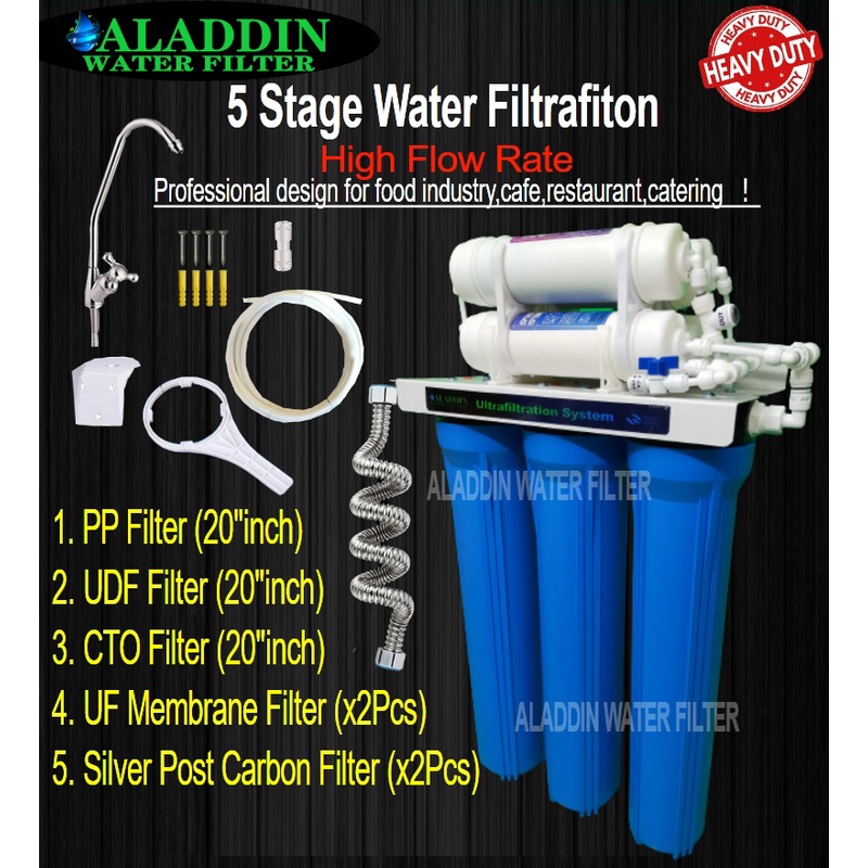 20 inch WATER FILTER / UF Ultrafiltration System ( Complete Set )for ...