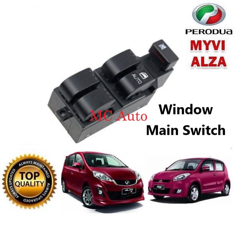 Oem/Original Myvi Alza Viva Power Window Main Switch Power Window Suis