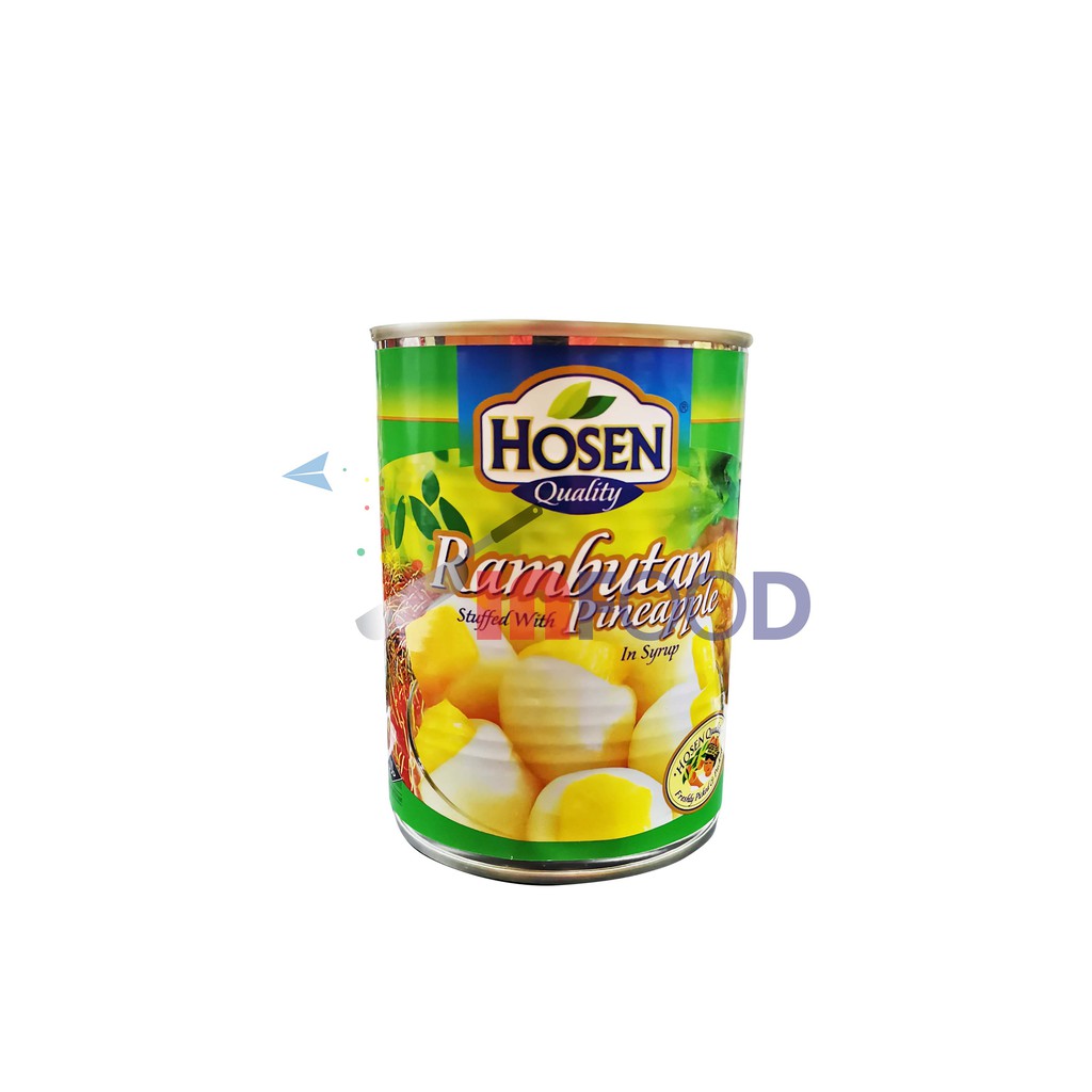Hosen Rambutan Stuffed with Pineapple In Syrup 565g | Shopee Malaysia
