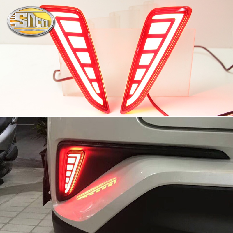 LED Rear Bumper Reflector Brake Light For Toyota C-HR (CHR) 2016-2022 – Red Lens