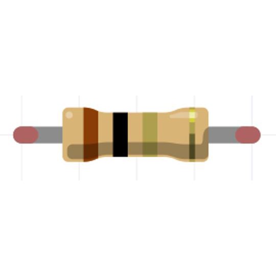Perintang / Resistor 0.25W 5% (1R) [10pcs]