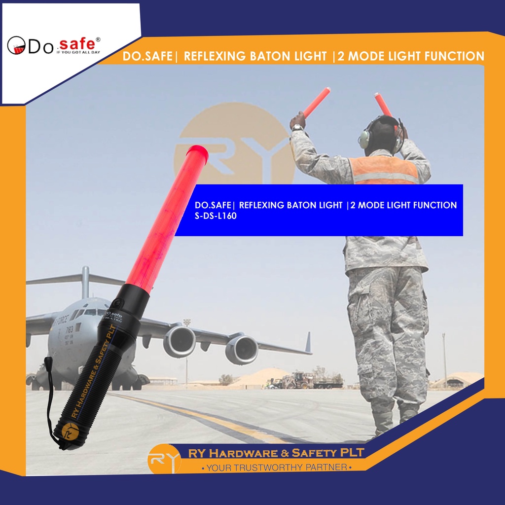 DO.SAFE | REFLEXING BATON LIGHT |2 MODE LIGHT FUNCTION | BATON ...