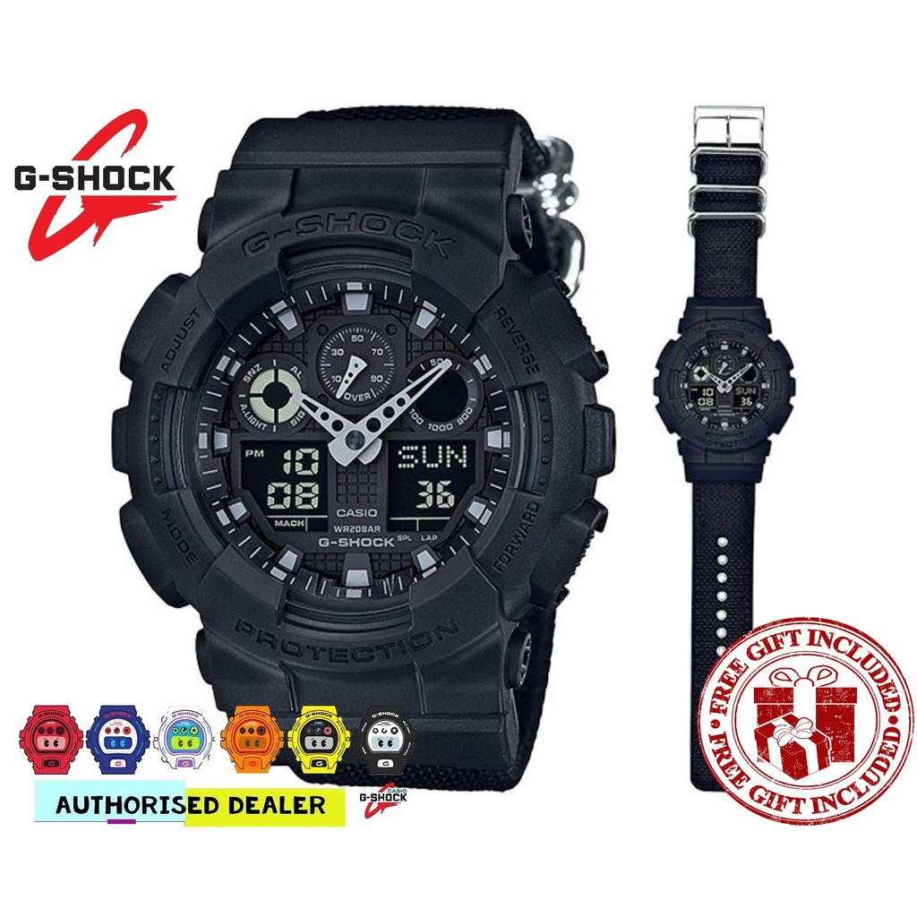 G shock ga100bbn sale