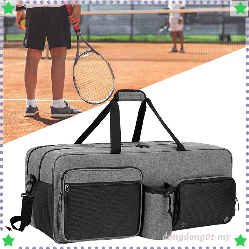 [DongdongbeMY] Tennis Racket Bag Holds 7 Rackets Outdoor Isolated and ...