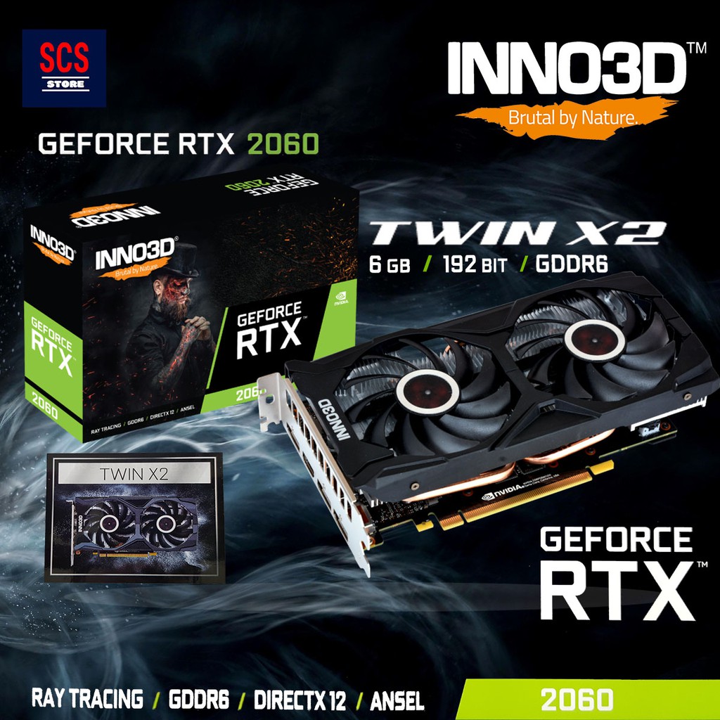 Inno 3d geforce rtx 2060 6gb deals ddr6 twin x2