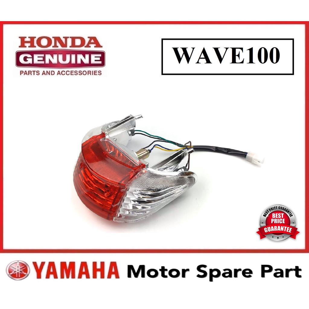 HONDA WAVE100 TAIL LAMP ASSY // TAILLAMP LIGHT TAILLIGHT LAMPU BELAKANG ...