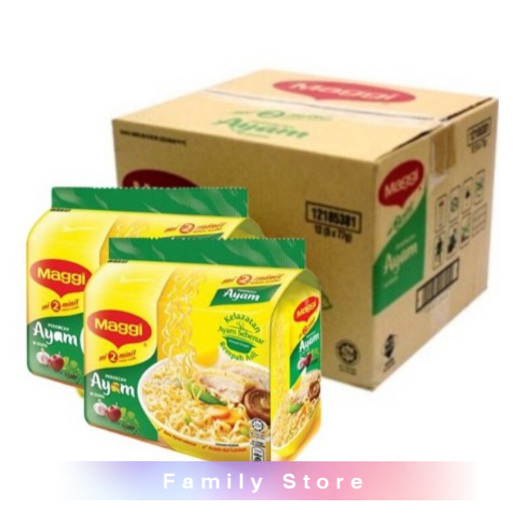 Maggi Ayamchicken 1 Carton 12 X 5 Packs X 77g Shopee Malaysia