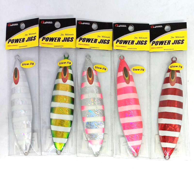 EUPRO POWER JIGS BJ101 METAL JIG 250g /125mm Color:#201 /#209 /#221 ...