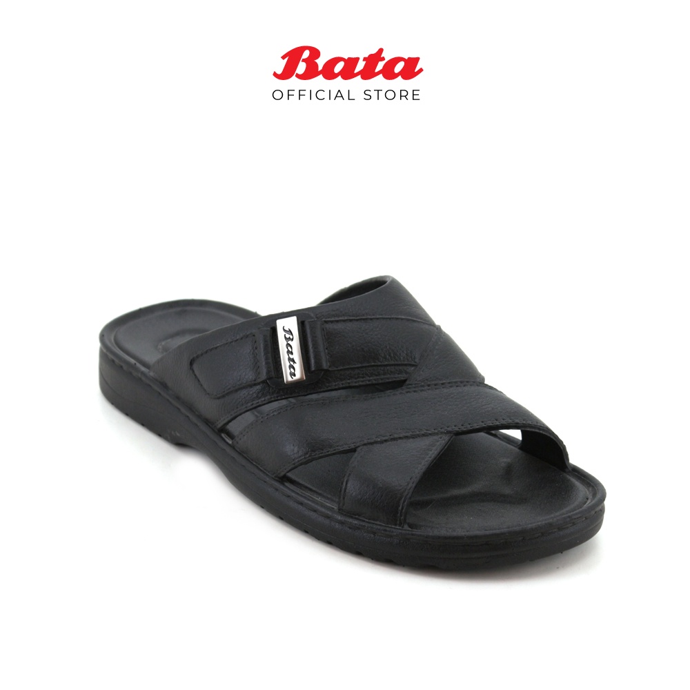 BATA Lawrence Men Black Sandal 8626225 Kasut Sandal Lelaki