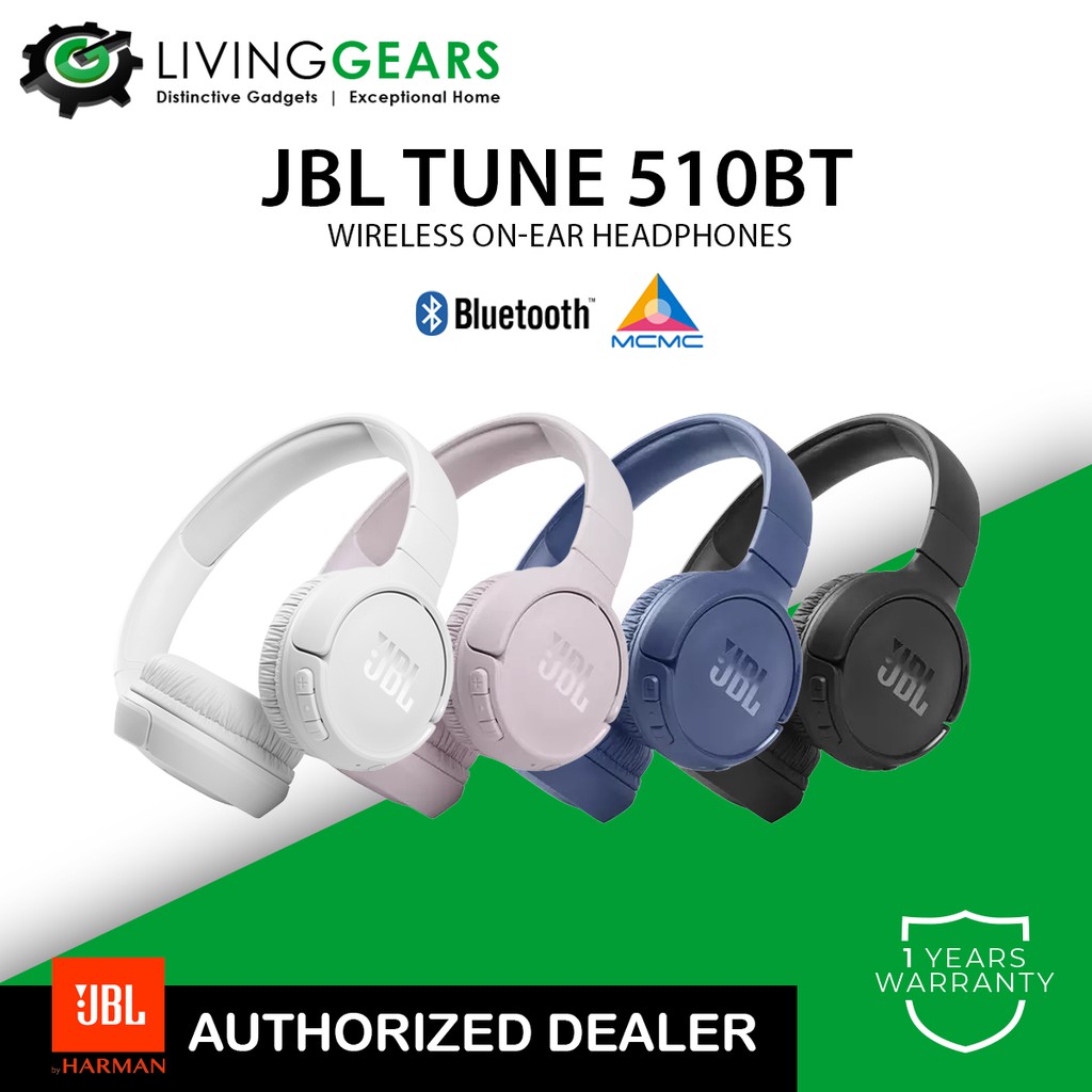 Harman JBL Tune Wireless Bluetooth On-Ear Headphones (205BT/T450/T500 ...