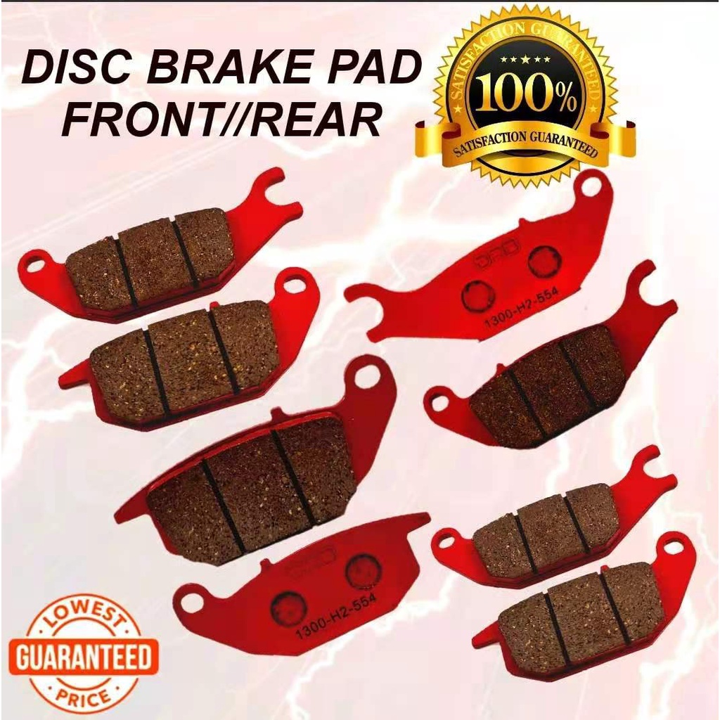 DISC BRAKE PAD FRONT REAR LC135 RS150 WAVE FUTURE125 Y125Z Y15 R15 ...