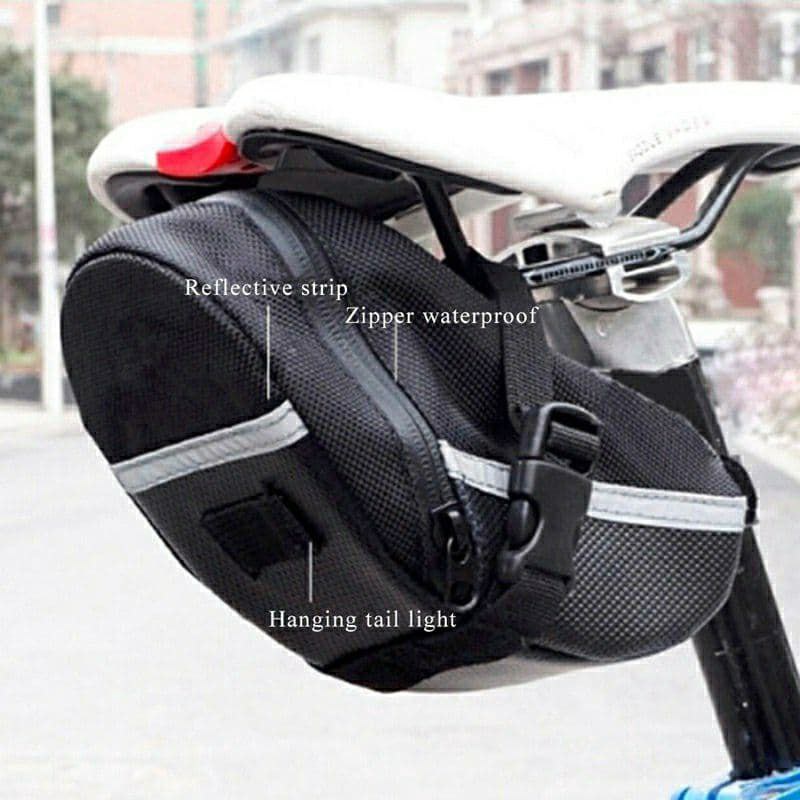 Bag Seat Basikal Cycling Pouch Portable Waterproof Saddle Beg Bicycle ...