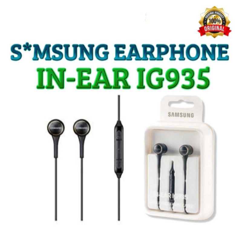 Earphones in best sale ear ig935