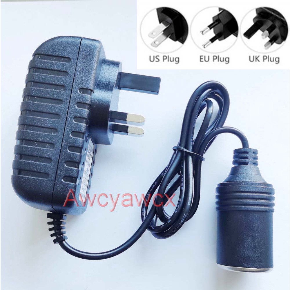 AC / DC 12V 2A Power Supply Adapter 24W Car Cigarette Lighter Adapter