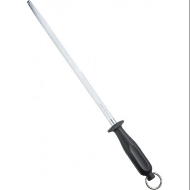 Victorinox 30cm Butchers Knife Sharpening Steel Round Middle Fine Cut 7.8513