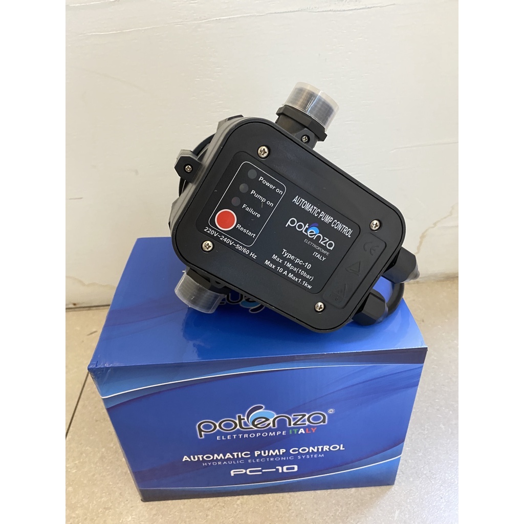POTENZA PC10 Automatic Pump Control / Water Pump Pressure Switch Max 1