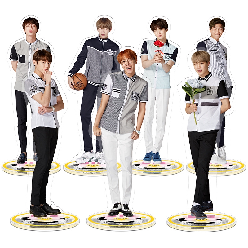 Bts Members Humanoid Acrylic Stand Fourth Generation Desktop Stop Sign ...