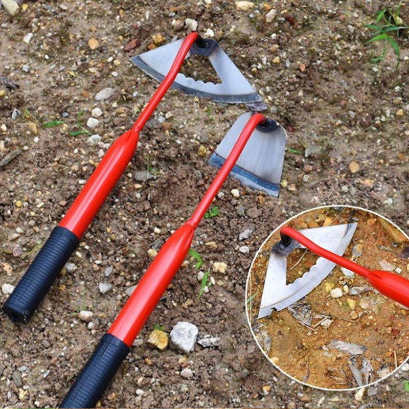 Top All-steel Hardened Hollow Hoe Handheld Weeding Rake For Planting ...