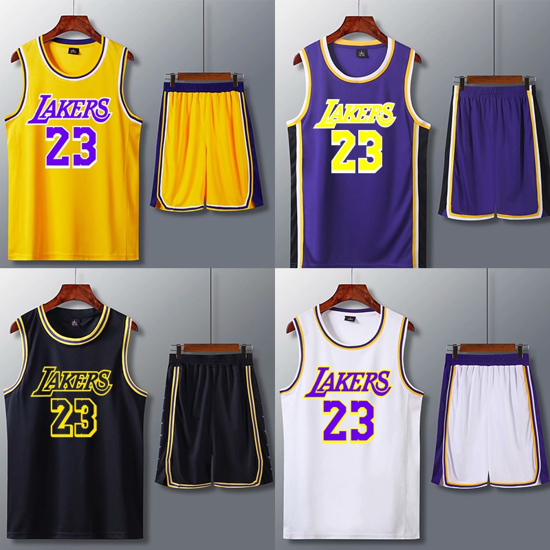  Lakers Uniform 24th James Jersey by Lakers 23rd (Edition)  Reconstruction of Lakers Jersey (Color: B, Size: 4XL) : Clothing, Shoes &  Jewelry