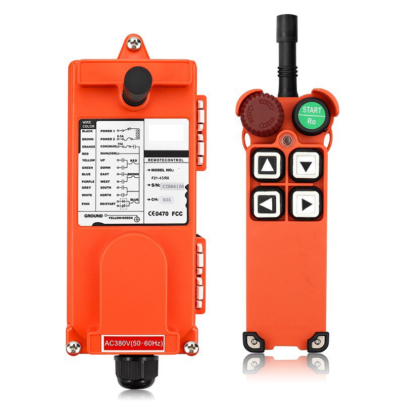 F21 -4S F21-4D wireless industrial remote control electric hoist remote ...