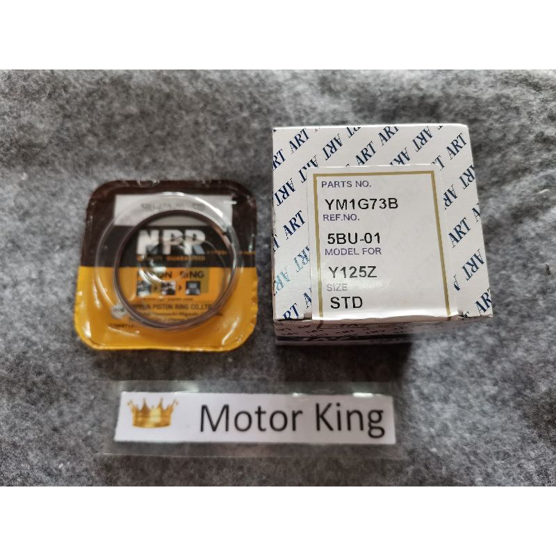 Piston ART + Ring NPR Yamaha 125 125Z 125ZR (STD 200) Made in Japan