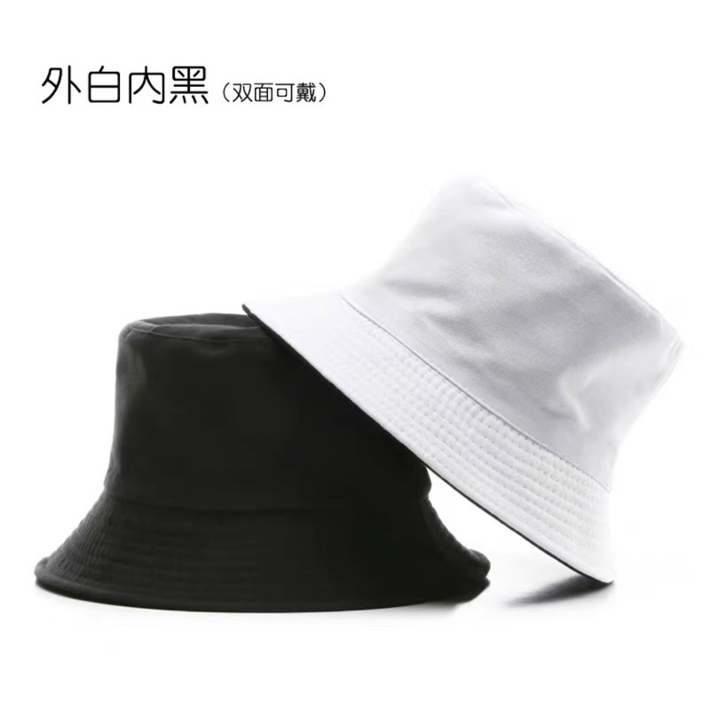 Borneo Fisherman Bucket Straw Hat, in Black