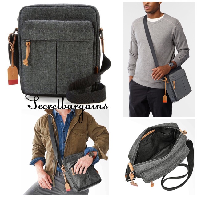 Fossil Evan City Bag Navy Shopee Malaysia