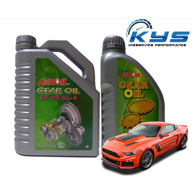 AEROIL 1L 4L MANUAL GEAR OIL TRANSMISSION FLUID SAE 90 PROTON SAGA,WIRA,BLM,FLX PERODUA