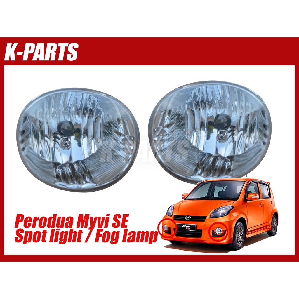 Perodua Myvi SE SE2 Fog Lamp Good Quality spotlight Sport light