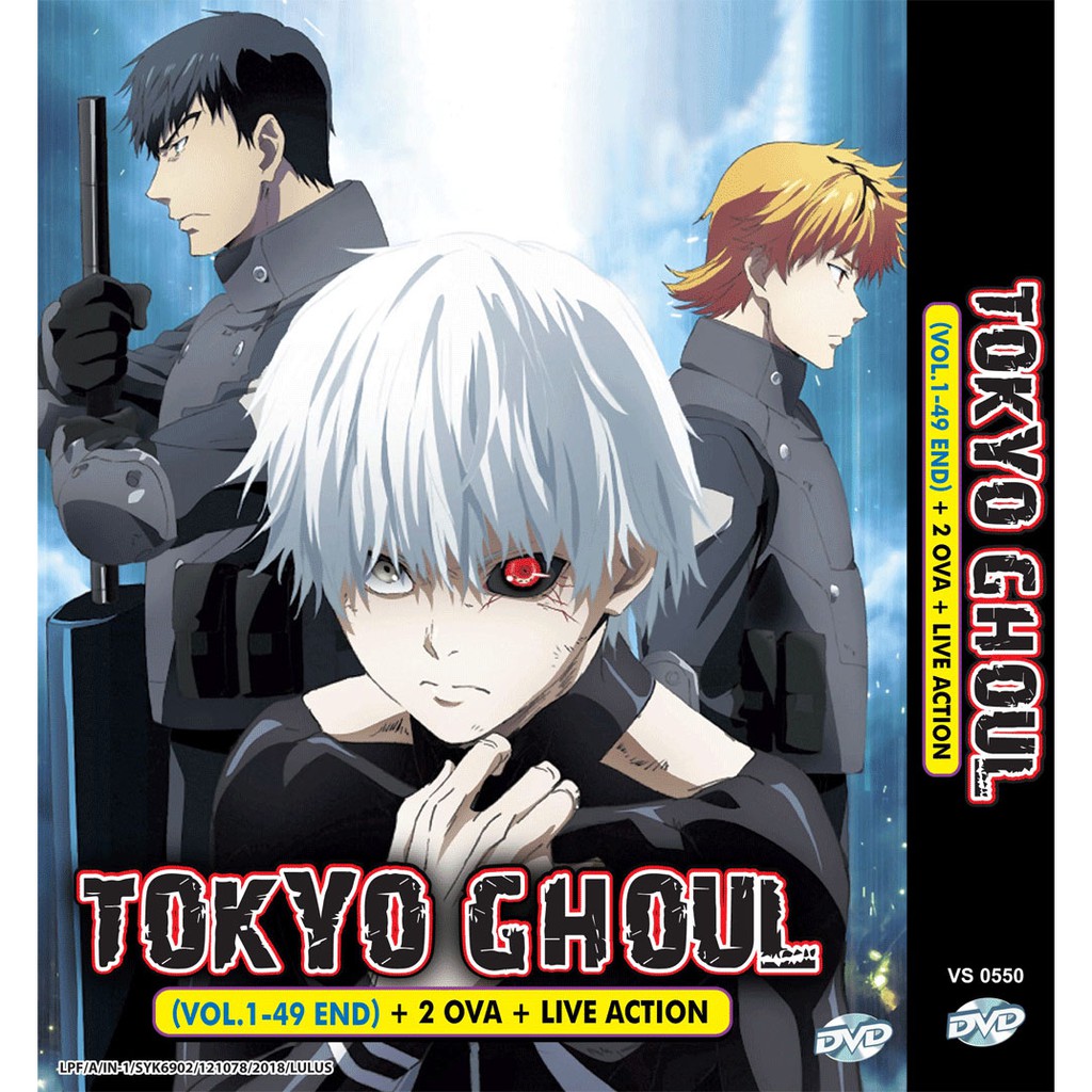 Anime DVD Tokyo Ghoul Vol 1-49 End + 2 OVA + Live Action | Shopee Malaysia