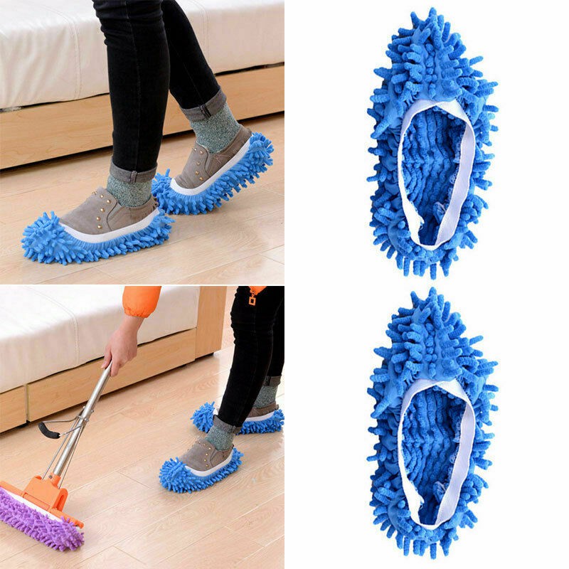 Dusting Mop Slippers Washable / Kasut mop - Ready Stock | Shopee Malaysia