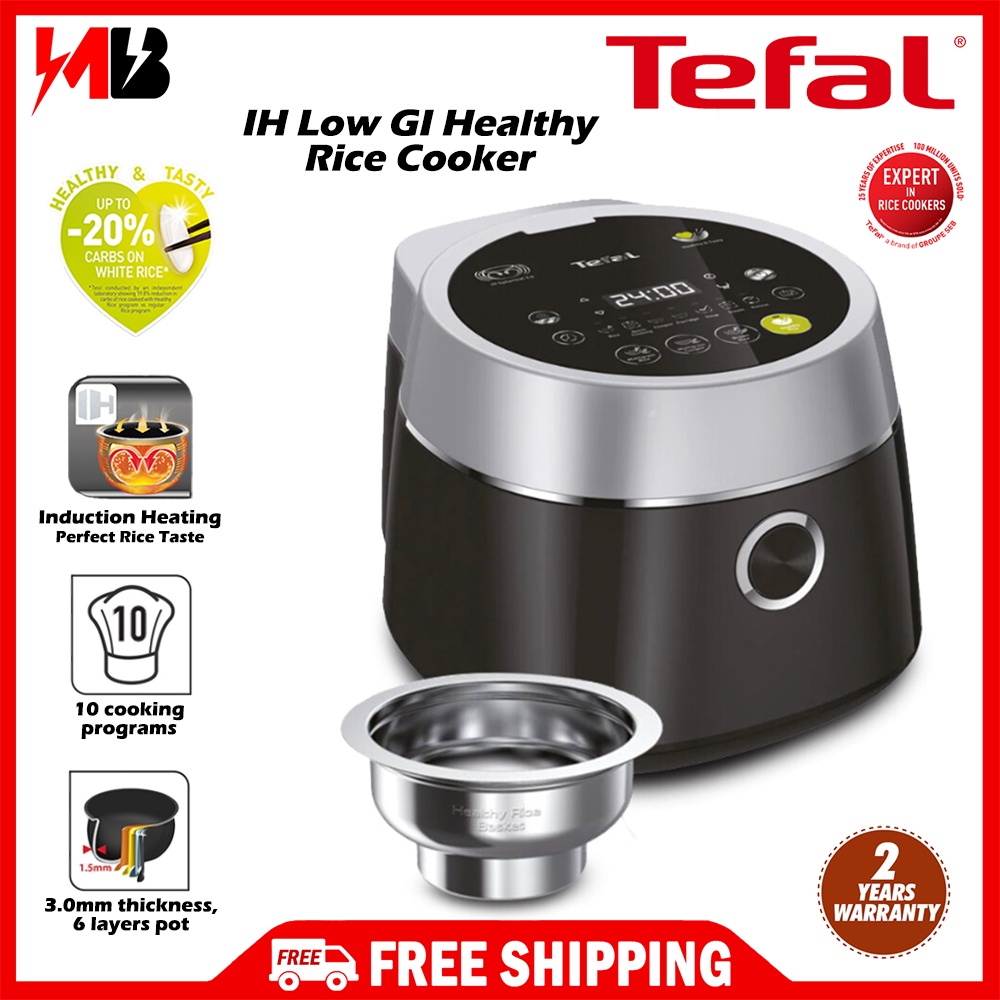 [ FREE SHIPPING ] Tefal 1L IH Low GI Healthy Rice Cooker/ Periuk Nasi