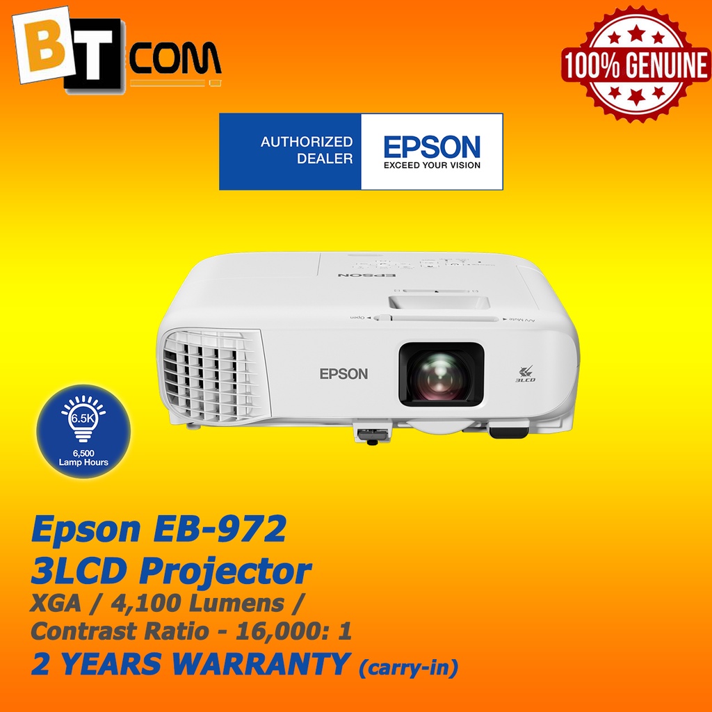 Pre Order 14 30days Epson Eb 972 Xga 3lcd Projector Shopee Malaysia 8328