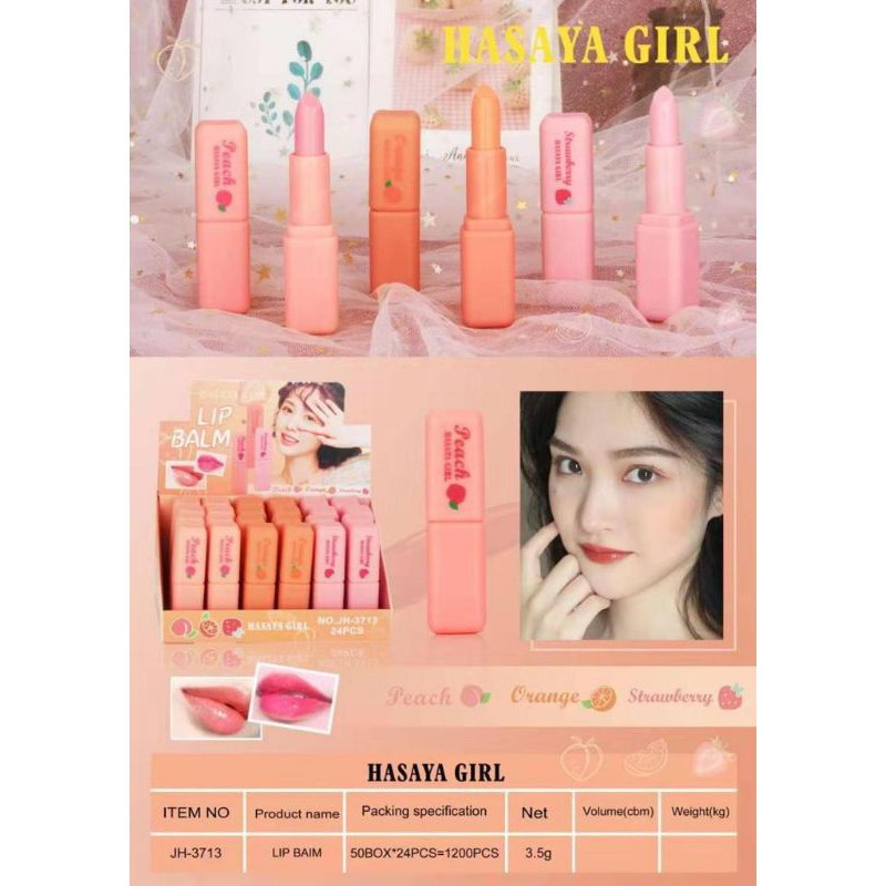 Hasaya Girl Lip Balm Shopee Malaysia