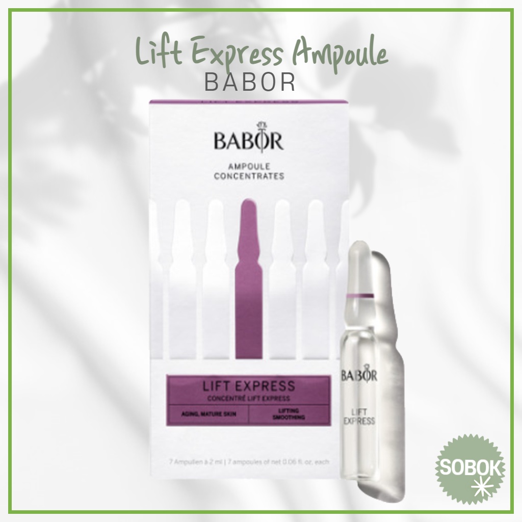 [BABOR] Lift Express Ampoule (2ml x 7) Shopee Malaysia