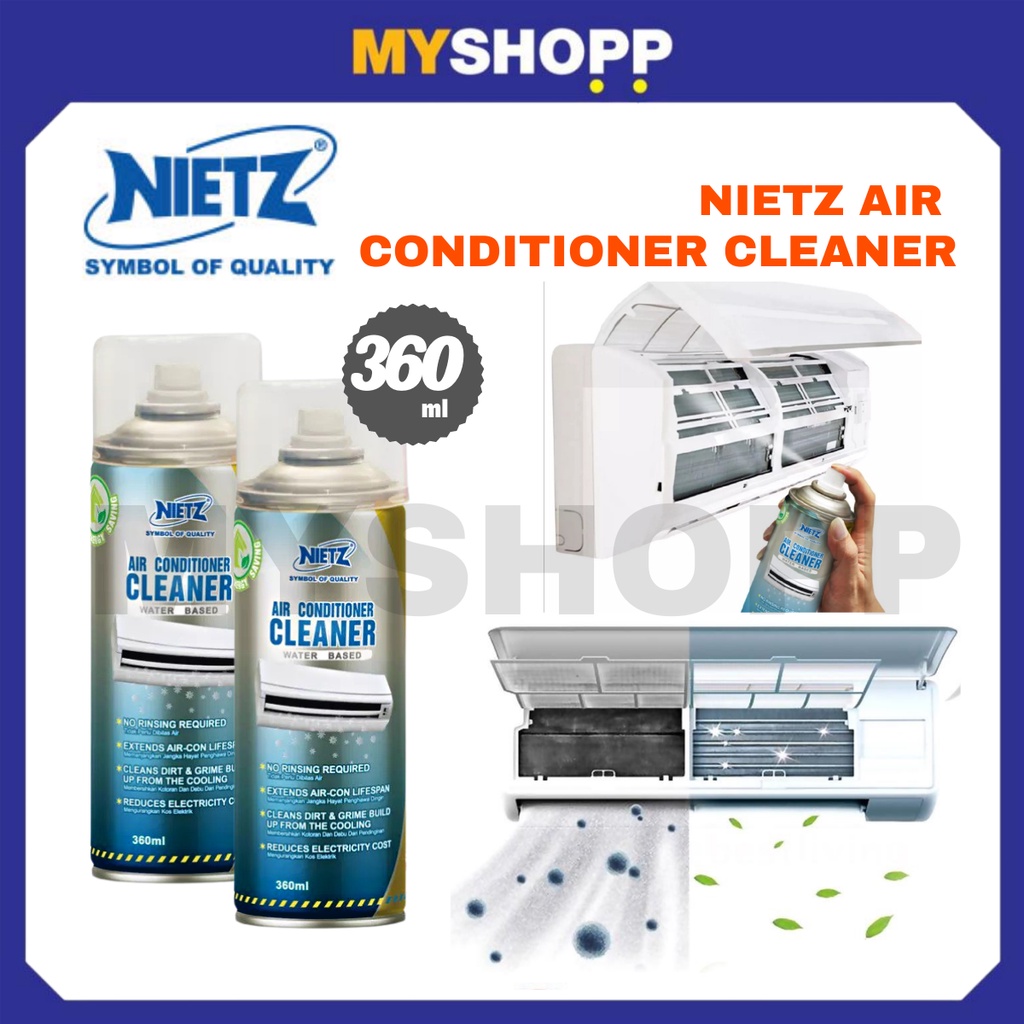 Nietz 360ml High Quality Aircond Spray / Aircond cleaner / Air ...