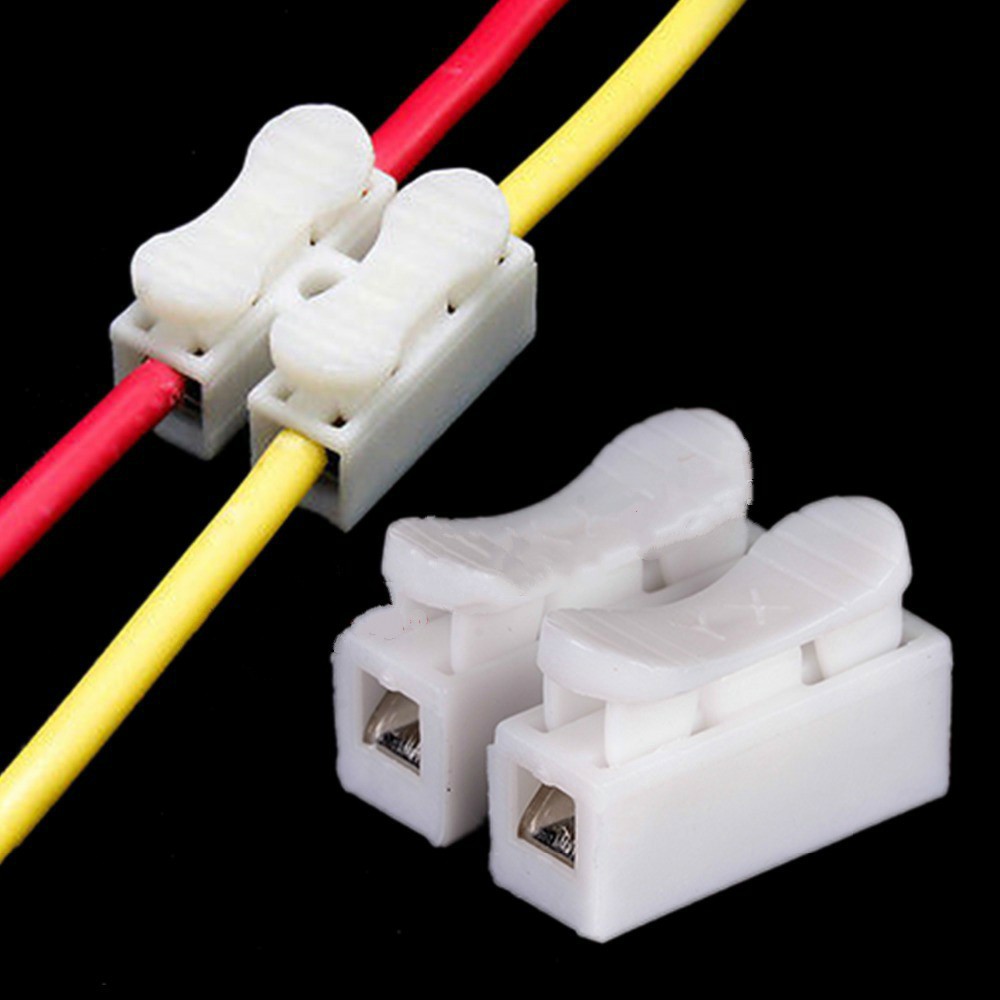 Fast Wire Connector CH2 Reusable Terminal Block Safe Spring Quick ...