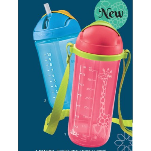 TUPPERWARE Twinkle Straw Tumbler Shopee Malaysia