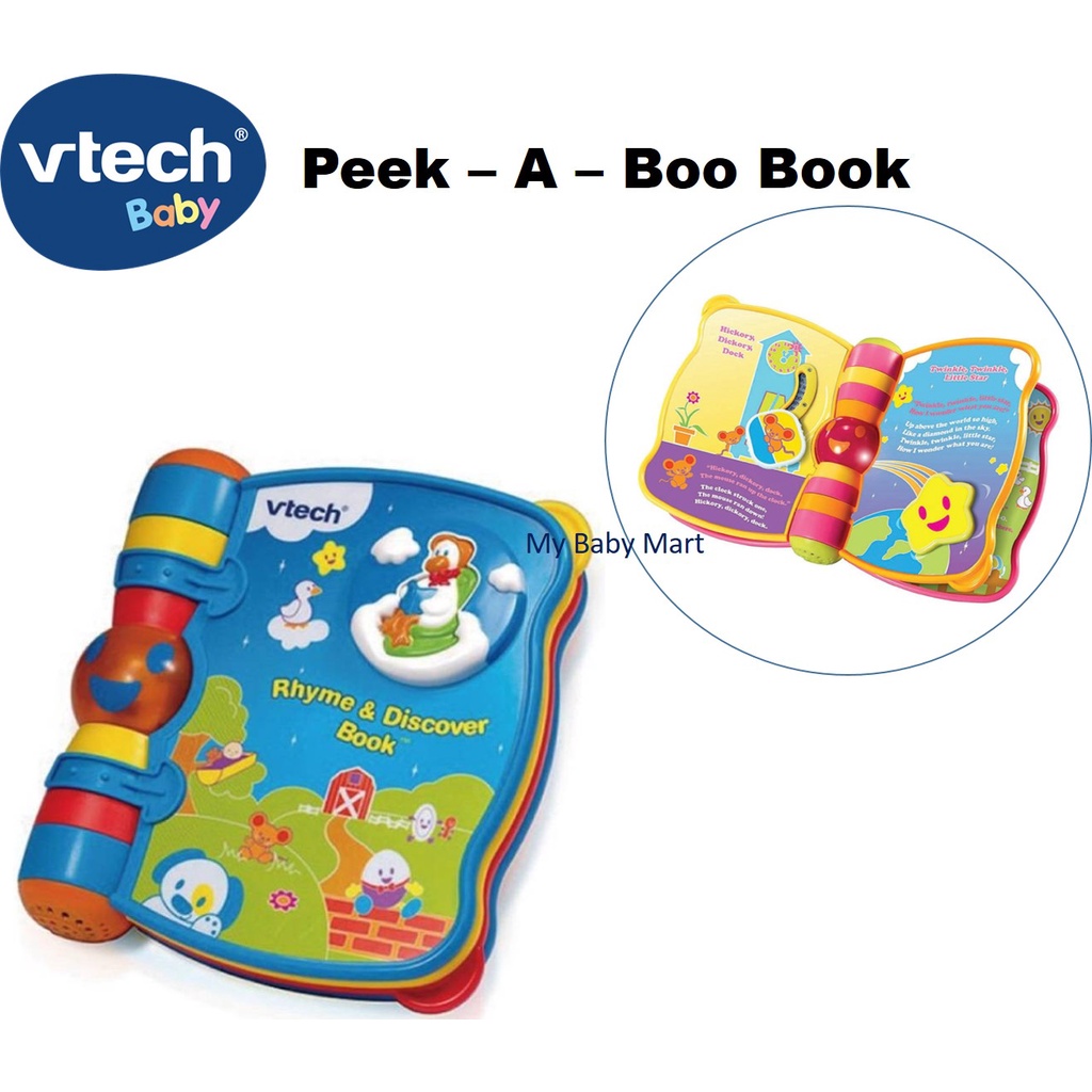 Vtech Peek A Boo Book (Blue / Pink) (324 Months) Shopee Malaysia