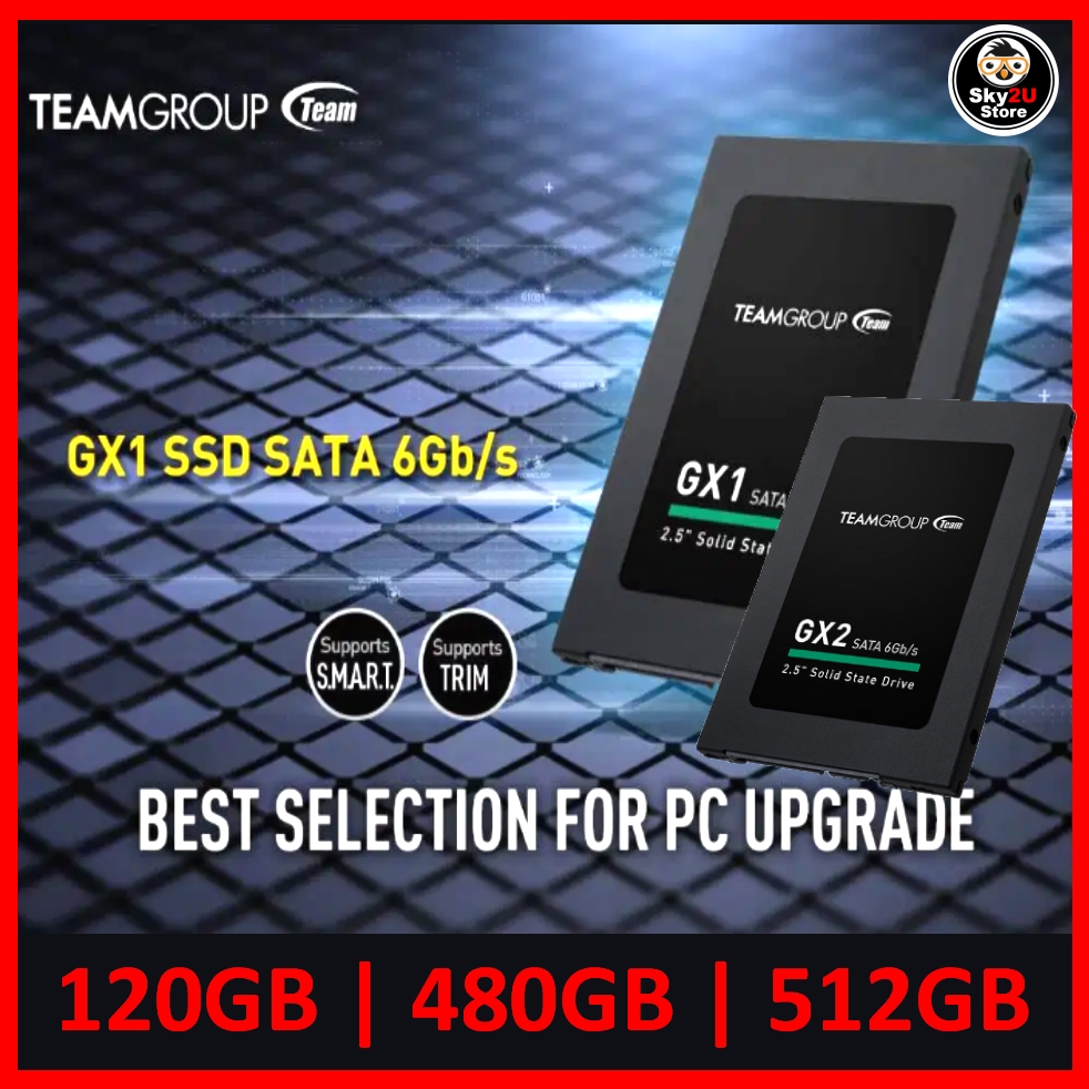 TEAM GROUP GX1-GX2 SATA3 2.5 SSD -120GB| 240GB| 480GB | Shopee Malaysia