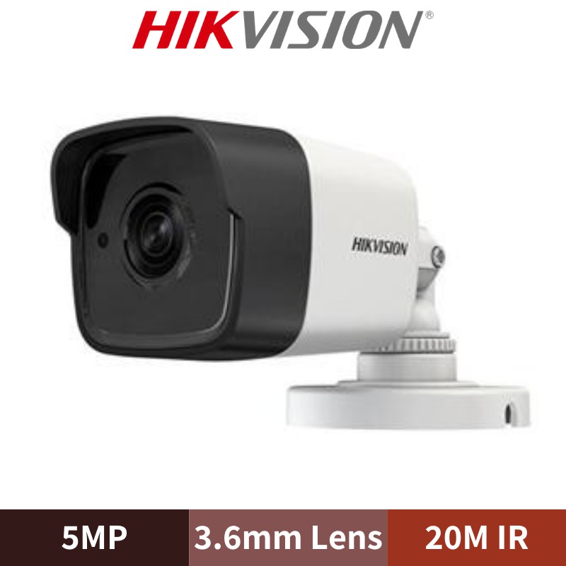 HIKVISION DS-2CE16H0T-ITF 5MP Outdoor Weatherproof Bullet CCTV Camera ...