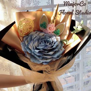 Readystock Mini Money bouquet/Money flower bouquet  /Birthday/Gift/Anniversary/mother day/father day/valentine/520 有钱花