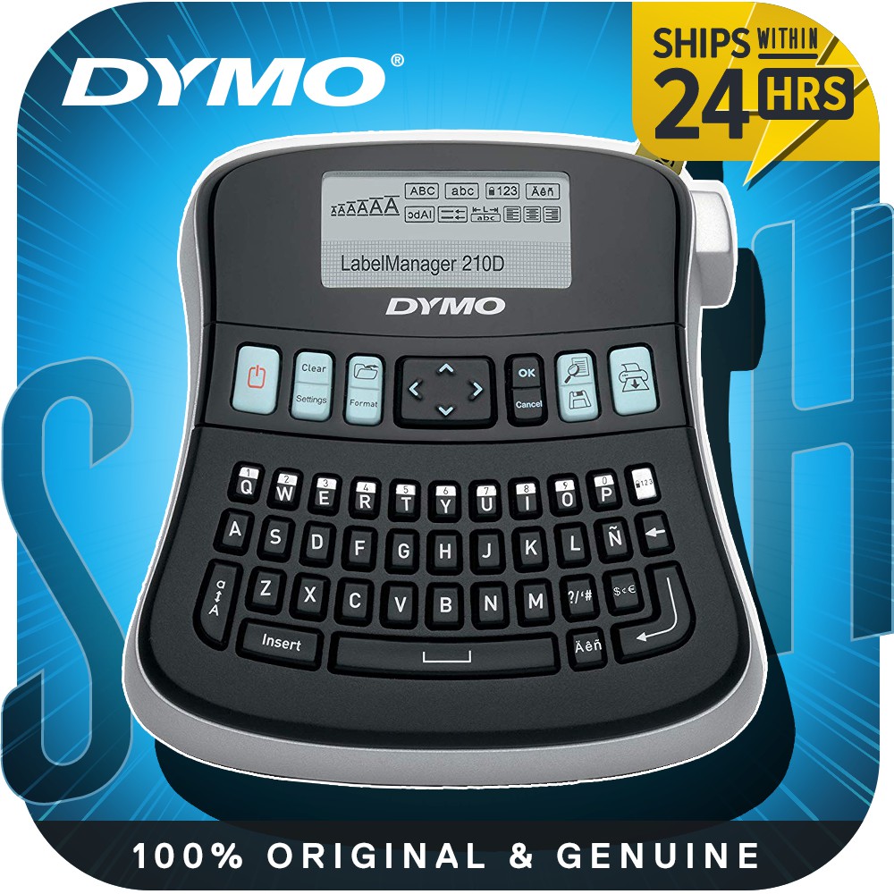 DYMO Desktop Label Maker LabelManager 210D AllPurpose Portable Label
