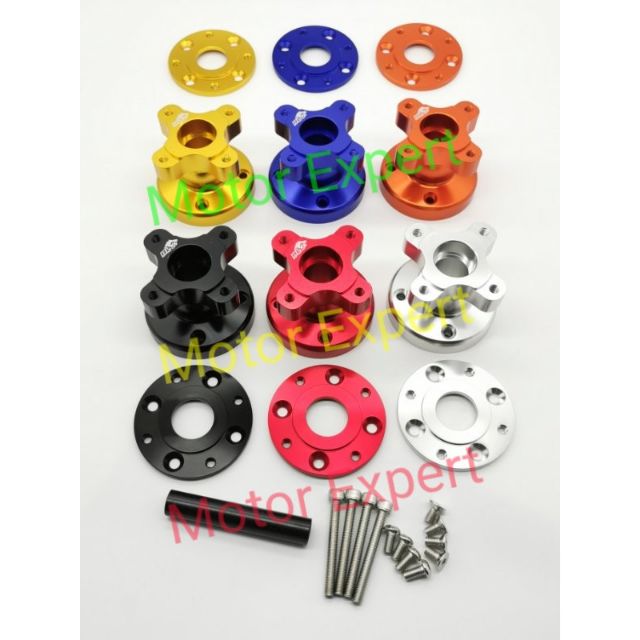 HYPERTECH EXTREME ALLOY CNC HUB ADAPTER / FRONT RIM CONVERT TO REAR RIM ...