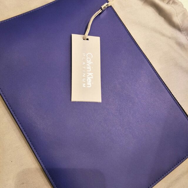 Calvin Klein Platinum Clutch Bag. Shopee Malaysia