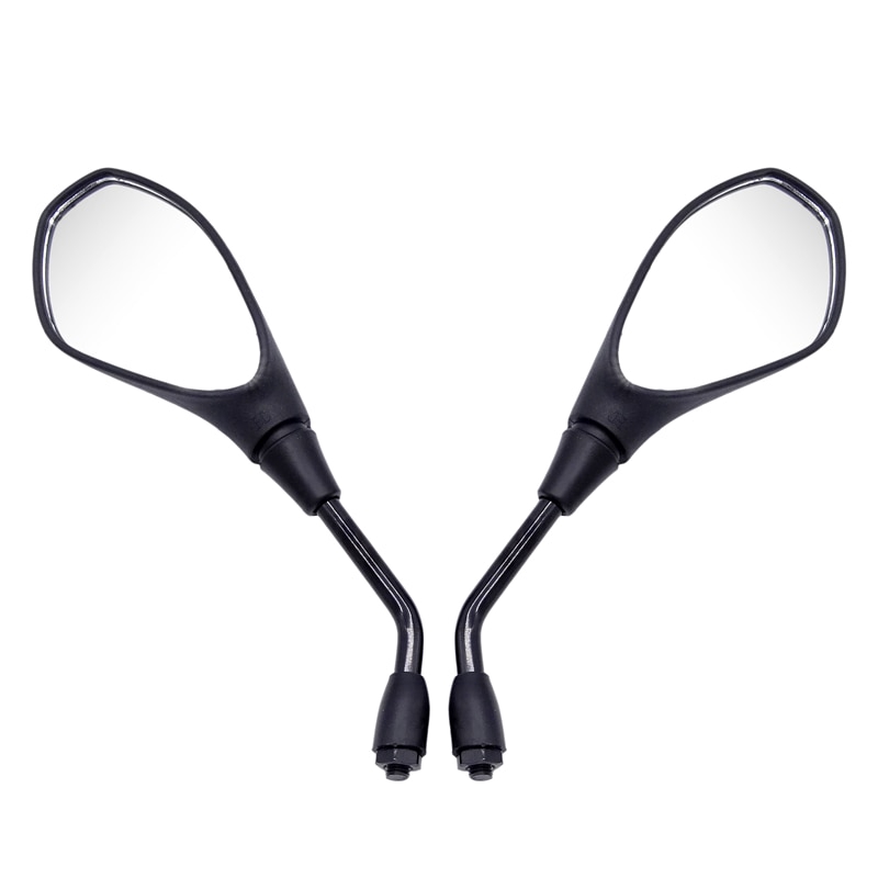 2 Pcs Universal 10mm Motorcycle Rearview Mirror Left&Right Rear View ...