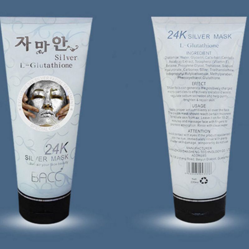 L-Glutathione 24K Silver Facial Mask