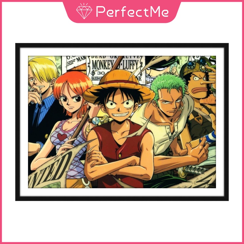 Ready Stock Japanese cartoon anime diamond painting 5D DIY Demon Slayer